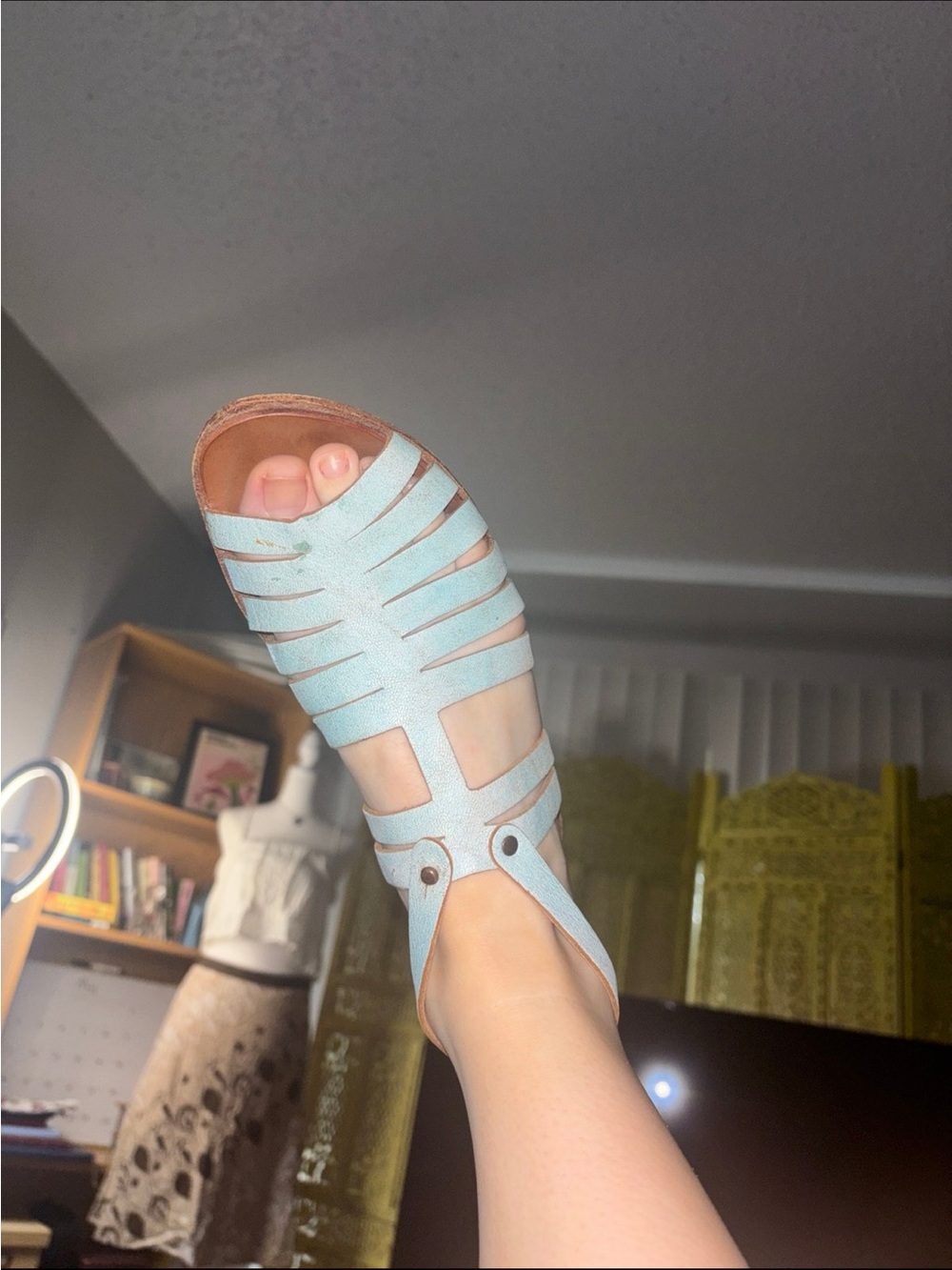 Cydwoq vintage leather sandals 38 - Picture 7 of 7